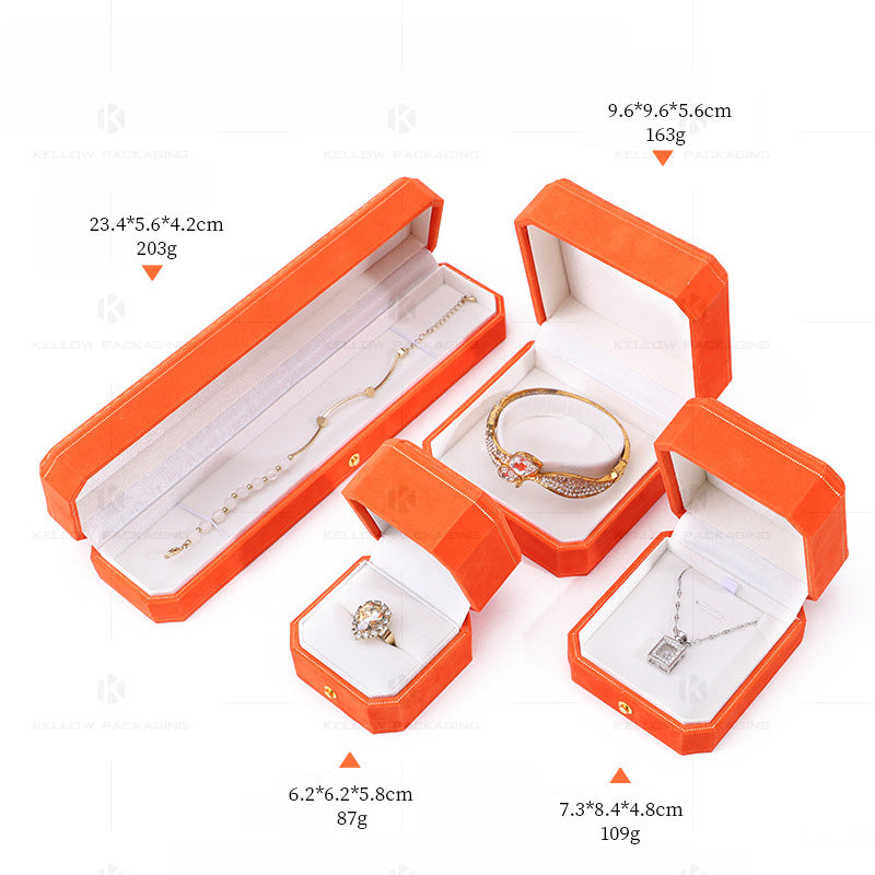 JE-RTS109 Flannelette Jewelry Box Set