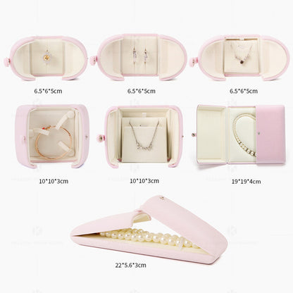 JE-RTS117 Flannelette Jewelry Box Set