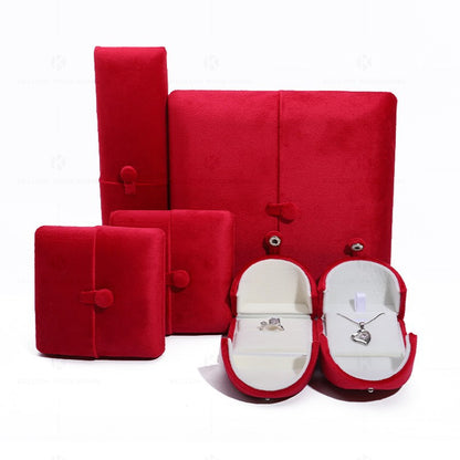 JE-RTS117 Flannelette Jewelry Box Set