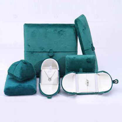 JE-RTS117 Flannelette Jewelry Box Set